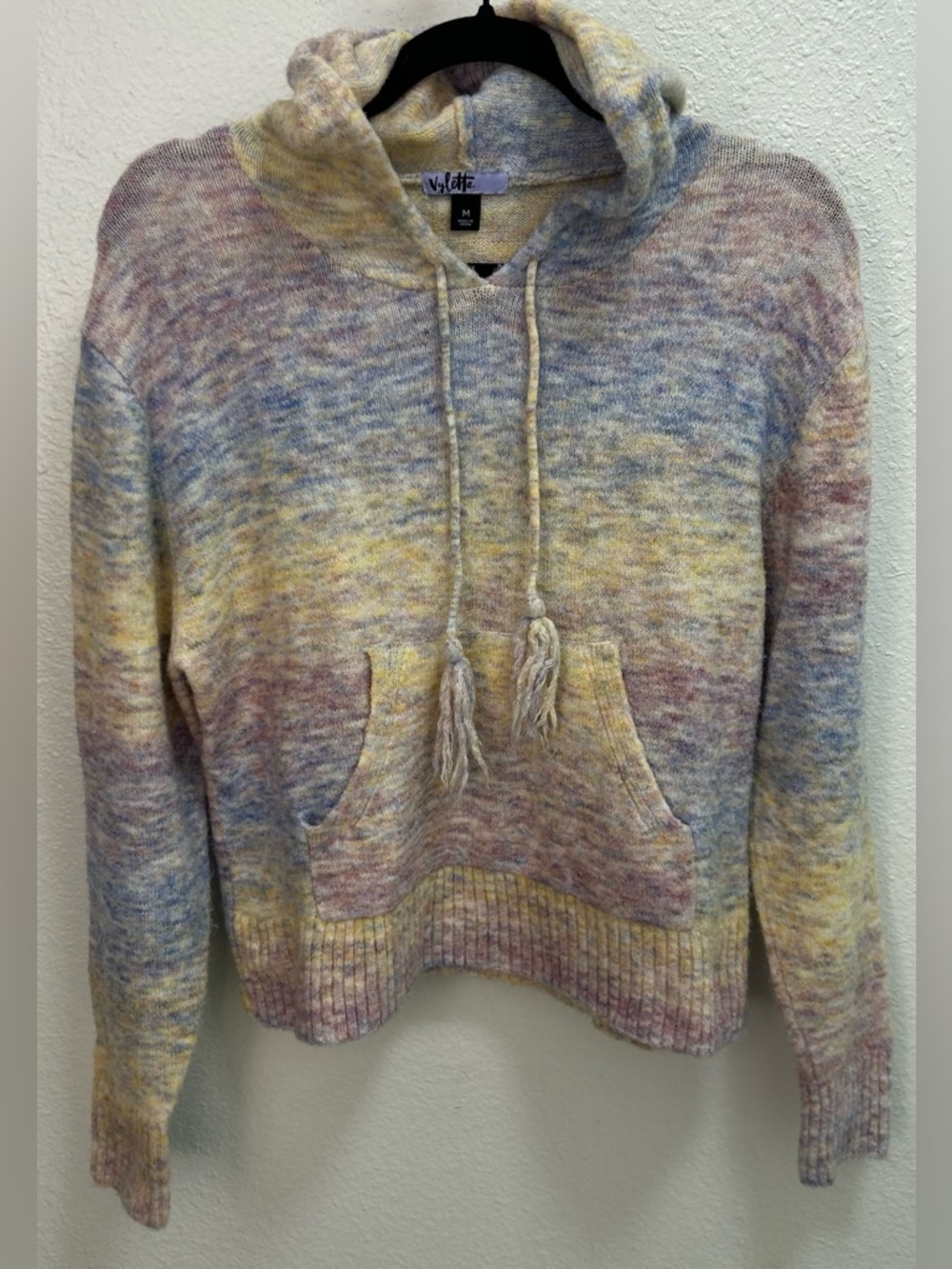 VylettE Pastel Multicolor Knit Sweater